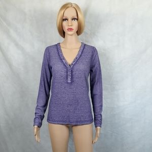 Rock & Republic Purple Top Large